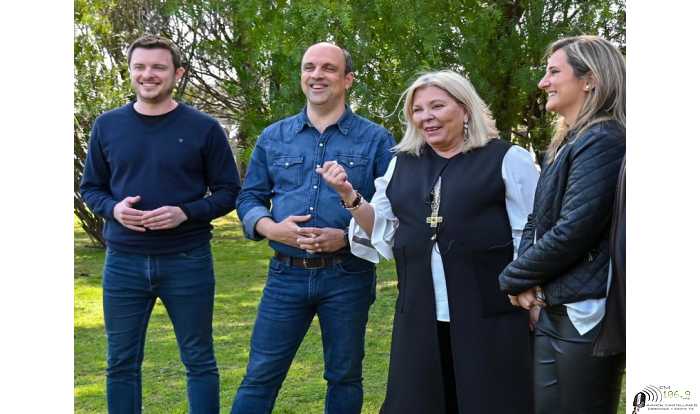 Lilita trajo el apoyo de todo Juntos por el Cambio a Corral, López Molina y Lehmann: 