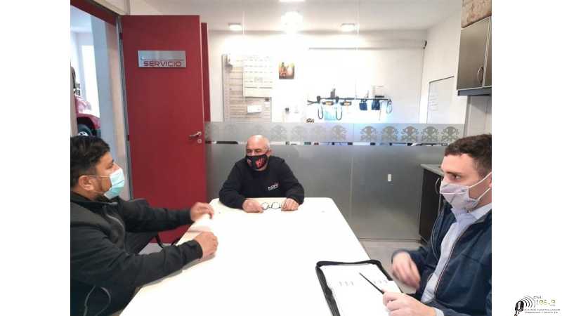 ESPERANZA: SEOM visitaron a Bomberos Voluntarios