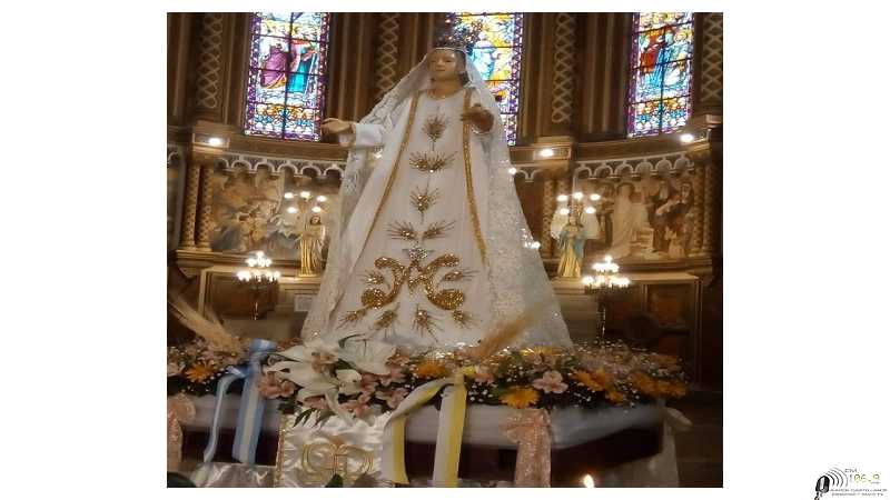 La virgen salió a recorrer las calles a pesar del frío tuvo, calor del pueblo
