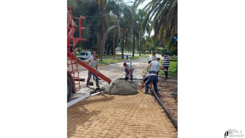 Se hormigonado Baden de Calle Donnet