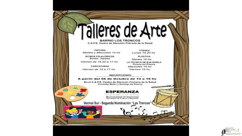 Comisión Vecinal Sur 2 nominación Los Troncos.invitan a participar de Cursos Organizados