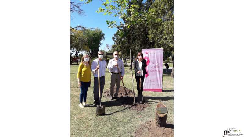 El Gobierno de la Ciudad con una nueva acción de concientización para la prevención del cáncer de mama.