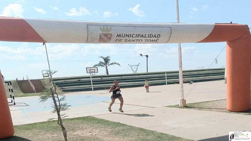 Patricia Ponce 1° puesto hoy en Sto Tomé muy altas temperaturas falleció un participante