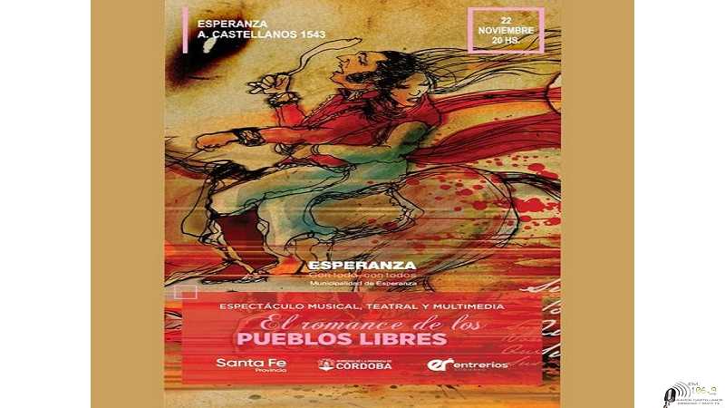 Carlos Zelko anuncia Un espectáculo teatral musical con proyecciones audiovisuales. Romance de los Pueblos Libres.