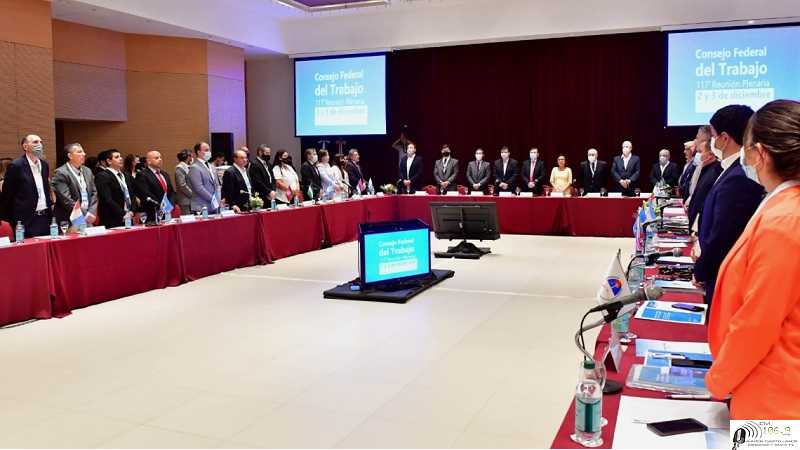 EL GOBIERNO PROVINCIAL FORMÓ PARTE DE LA 117º REUNIÓN PLENARIA DEL CONSEJO FEDERAL DEL TRABAJO