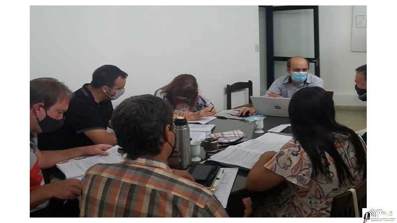 Hoy en la Comisión de Presupuesto del Concejo se recibio al Secretario de Hacienda.