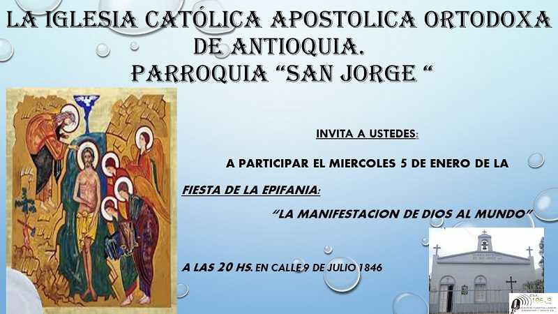 5 de Enero invitan a la Fiesta de la Epifania en Parroquia San Jorge