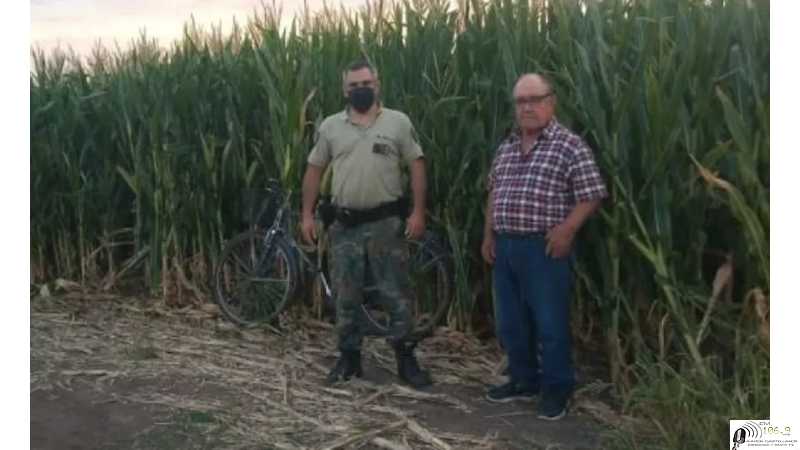 Pergamino: Fue a buscar choclos y se perdió en un maizal por horas