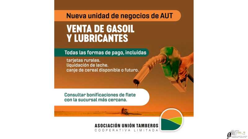 Asoc Unión tamberos presenta nueva unidad de trabajo consultar en las oficinas