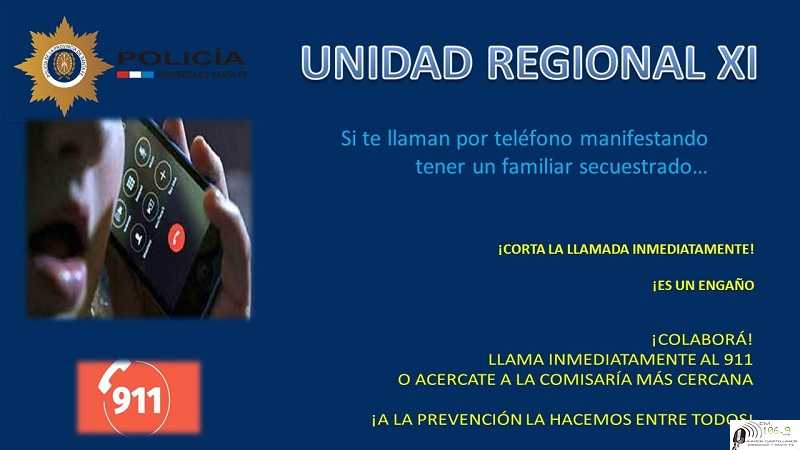 Policia alerta a la comunidad