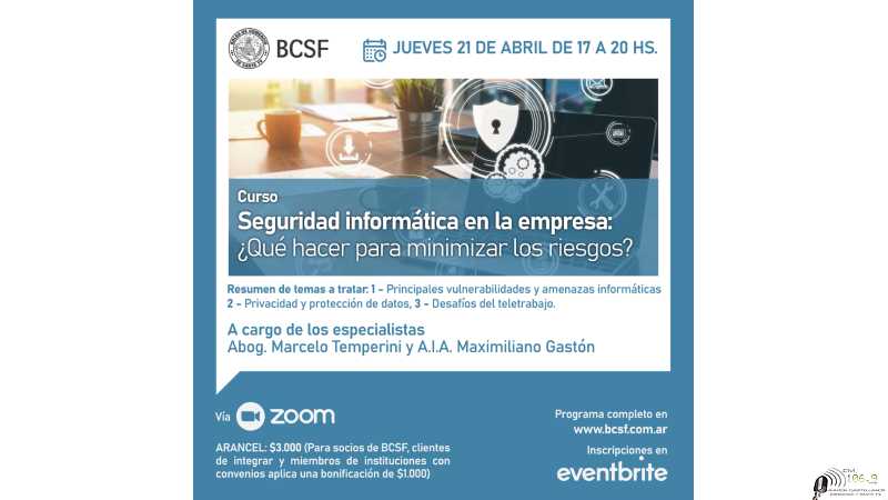 Curso Virtual: Seguridad informática en la empresa ¿Qué hacer para minimizar los riesgos?