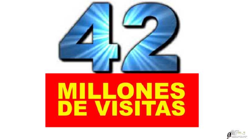Superamos las 42.000.000 de visitas a esta pagina www.fmaaroncastellanos.com.ar  Gracias.....