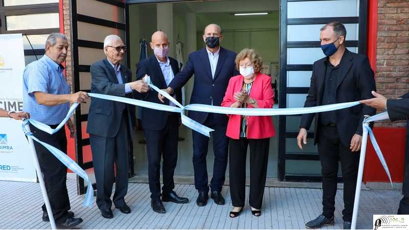 Perotti participó de la inauguración del Centro Tecnológico Cime en Esperanza