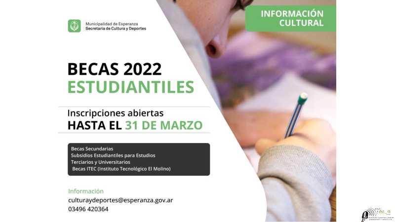 Becas estudiantiles otorga municipalidad de Esperanza hasta el 31 marzo 2022