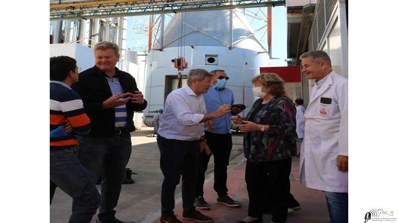 Ana Meiners visitó la Empresa YERUBA fue recibida por el directorio