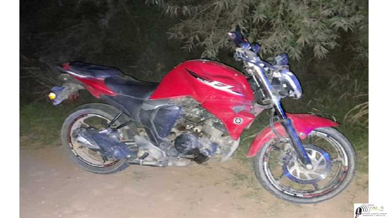 POLICIALES FUE RECUPERADA UNA MOTOCICLETA SUSTRAIDA EN SANTA FE “Esperanza”