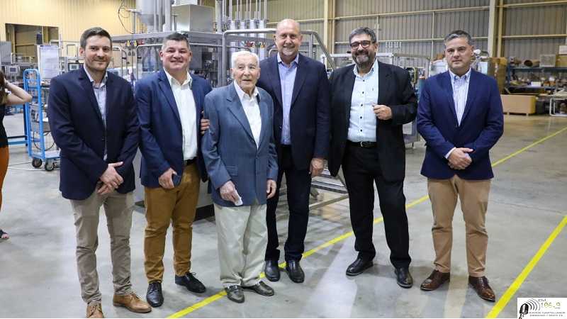 Perotti participó del 70° aniversario de la empresa sancarlina Bisignano SA.