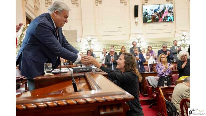 Senn asumió la vicepresidencia primera de la Cámara de Diputados “con la dedicación y el compromiso de trabajar por una sociedad más justa e igualitaria”