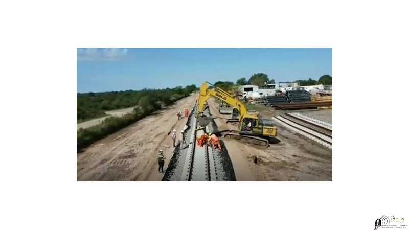 Los trabajos avanzan a buen ritmo a la altura de Empalme San Carlos