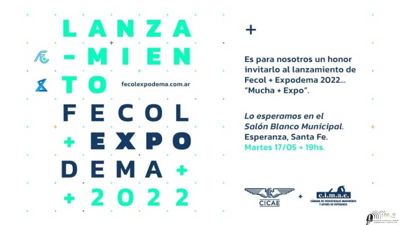 Este Martes presentan Fecol + Expodema en Salon Blanco Municipal 19 hs