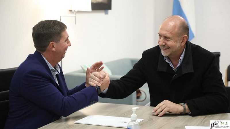 Ruben Pirola por viaje de Gob. Perotti asume su lugar en la Gobernación de Sta Fe