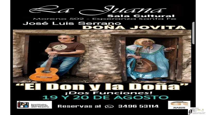 Llega a Esperanza un gran artista Nacional Jose Luis Serrano y su personaje Doña Jovita