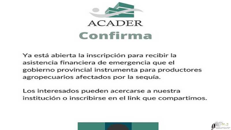 Acader otorga creditos de hasta 700 mil pesos por productor