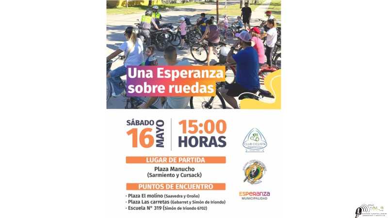 ¡Llega una nueva edición de “Una Esperanza sobre ruedas”! Este sábado, desde las 15 horas
