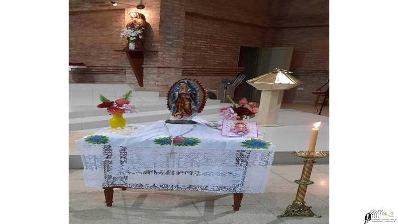 Misa en honor a Nuestra Señora de Guadalupe en capilla San Cayetano y bendiciones de cumpleaños( VER 19 FOTOS)