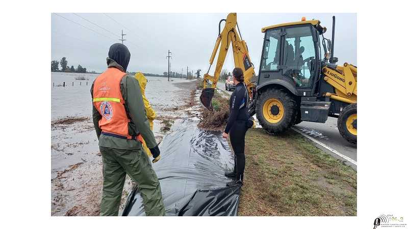 Provincia continúa el monitoreo tras las intensas precipitaciones