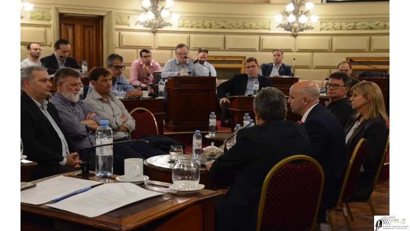 La Vicegobernadora Rodenas y los senadores recibieron al Ministro de Seguridad de la Provincia