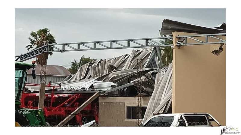 La localidad de Porteña sufrio fuerte temporal ( ver 15 fotos)