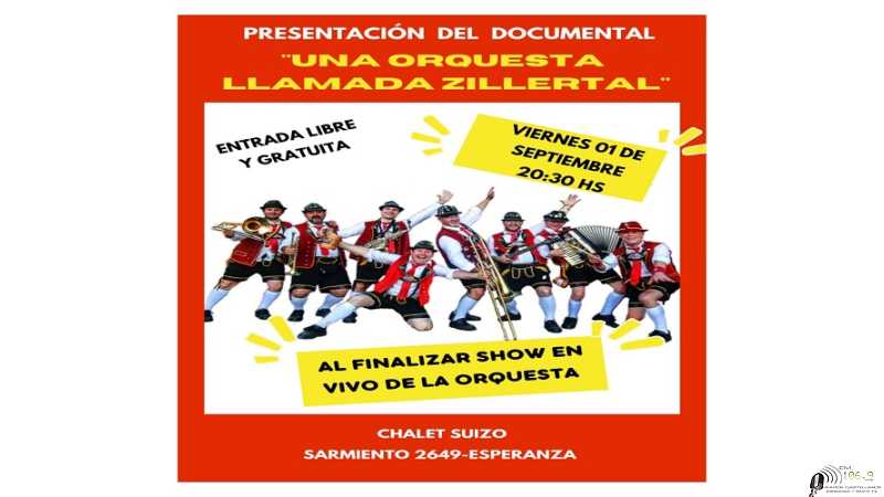 1° de Septiembre en el Salón del Chalet Suizo, Sarmiento 2649 presentación inigualable de nuestra querida 