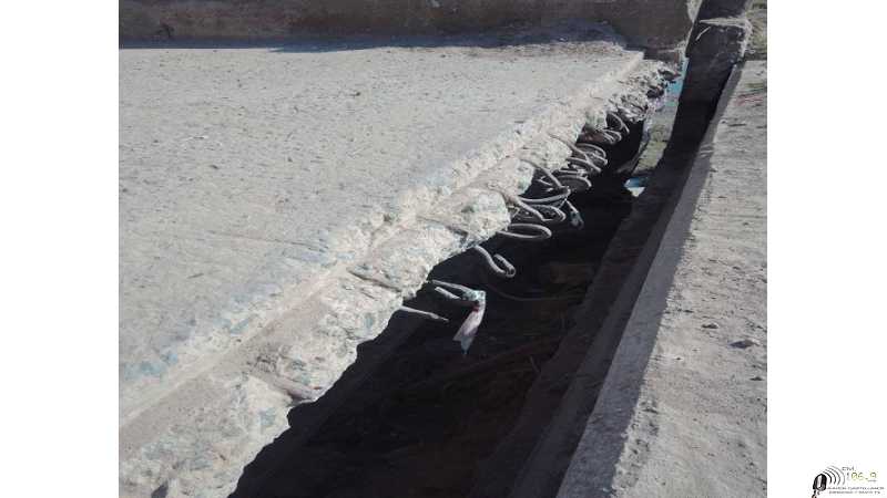 Transportista muestra como esta el puente de Cululú ( ver fotos )