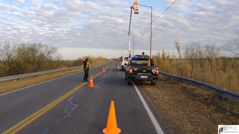 Vialidad provincial informó que finalizaron las obras de iluminación en la zona este de la ruta 70.