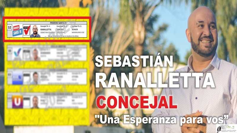  El concejal Ranalletta de cara a la última semana de campaña electoral. Él representa uno de los espacios más votados en las últimas elecciones.
