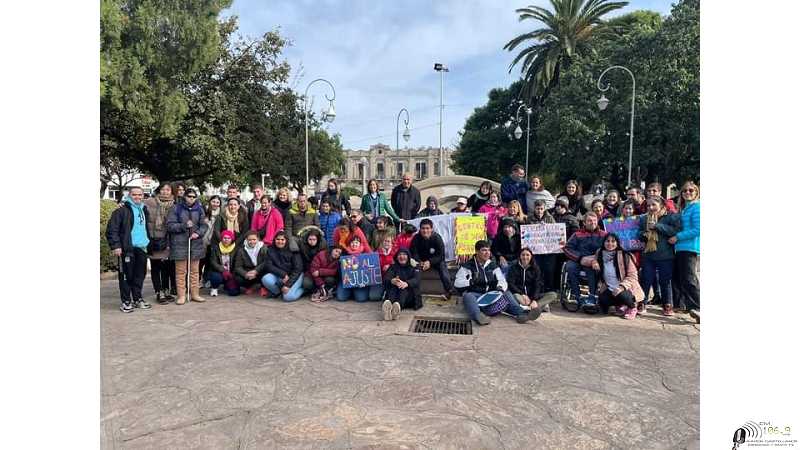 En Esperanza también se pidio que se siga prestando atención a las personas con discapacidad