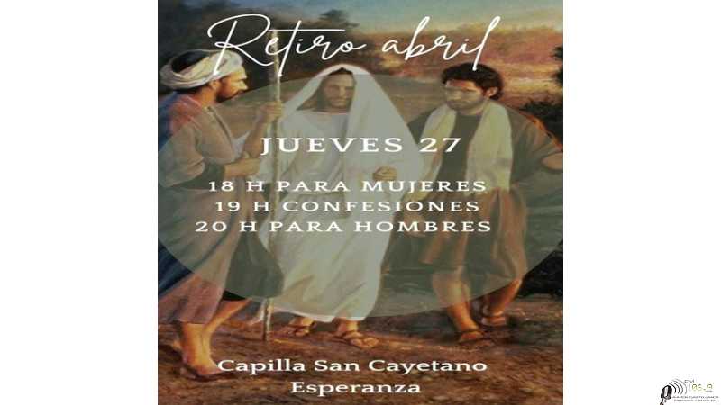 Retiro mensual en San Cayetano a cargo del P.Juan Carranza