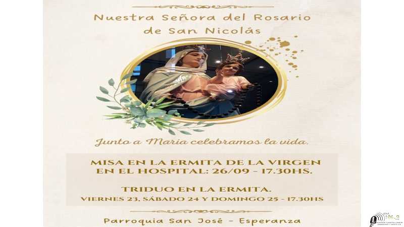 Abra triduo y fiesta a la Virgen de San Nicolas en la ermita del hospital de Esperanza