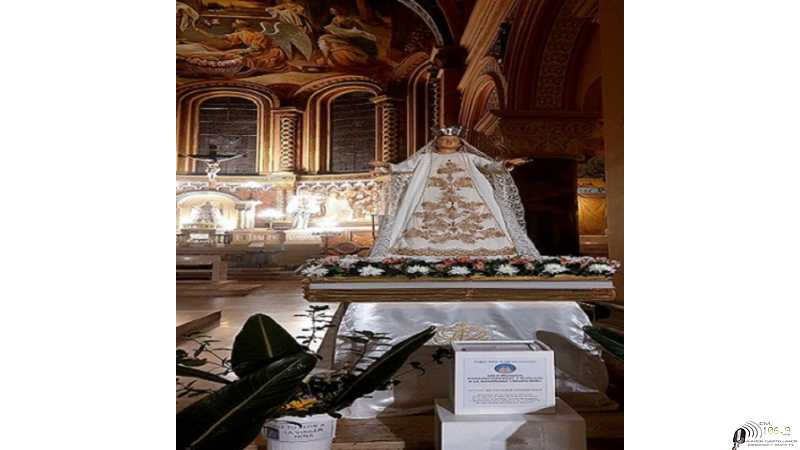 Dia de la virgen niña a ella nuestro homenaje acompañando a la ciudad y el campo