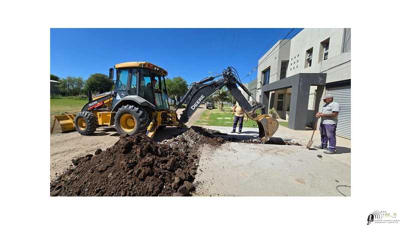 Cloacas en barrio Este: el municipio recuerda que aún no se deben realizar conexiones domiciliarias