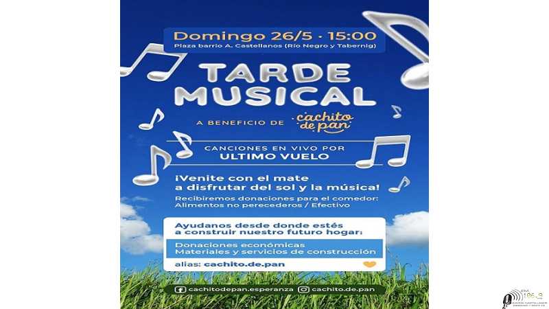 Invitan para este domingo buscando recursos para merendero Cachito de Pan