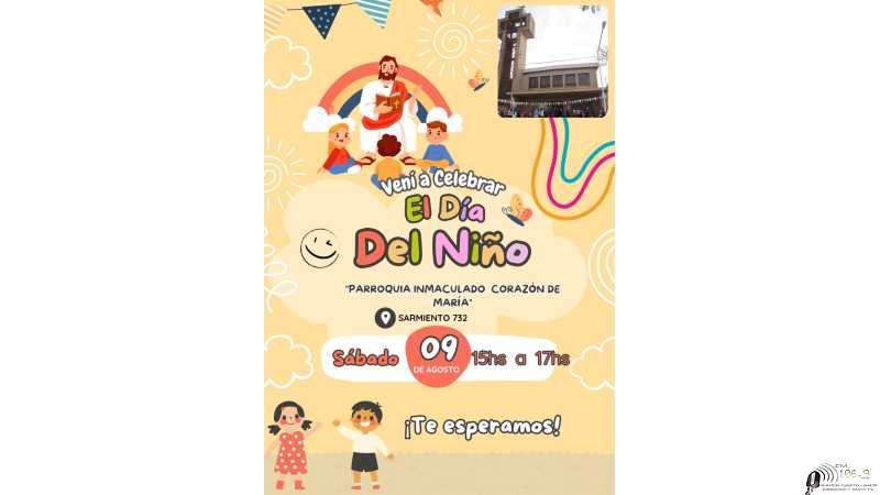 Parroquia barrio sur invita a los chicos en su invitación