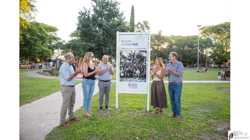 Plaza Alemania volvió a latir en Barrio Oeste de Esperanza