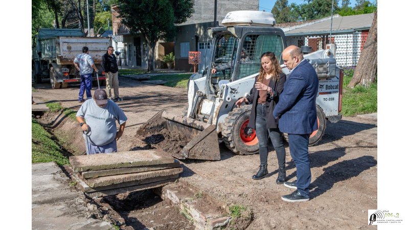 Operativo barrial en Los Troncos