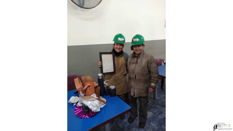 1°Soldadora en la empresa y en la provincia de Santa Fe de la empresa metalúrgica lito Gonella