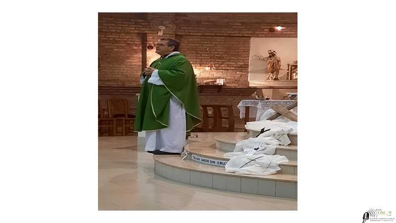 Capilla San Cayetano hoy martes nos visito P.Ezequiel Aguera (VER 8 FOTOS)