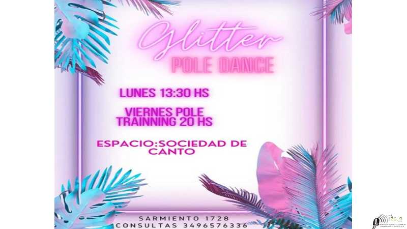Le damos la bienvenida a la Glitter Pole Dance a cargo del instructor Pablo Nussbaum en Soc. de Canto
