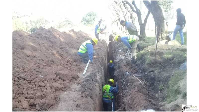 Esperanza Aguas Habilita el enlace a la red cloacal a los usuarios de zona Oeste