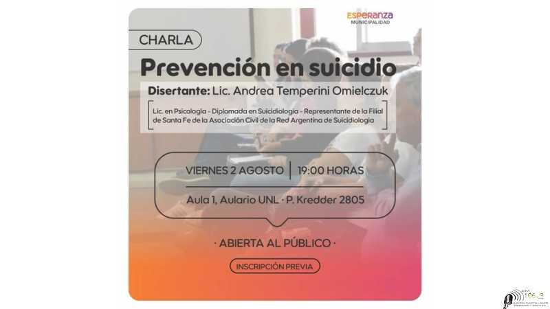 Municipalidad presenta #Charla Prevención en Suicidio